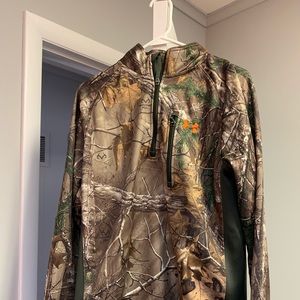 Under Armour UA Hunt 1/4 ZIP Realtree camo Medium
